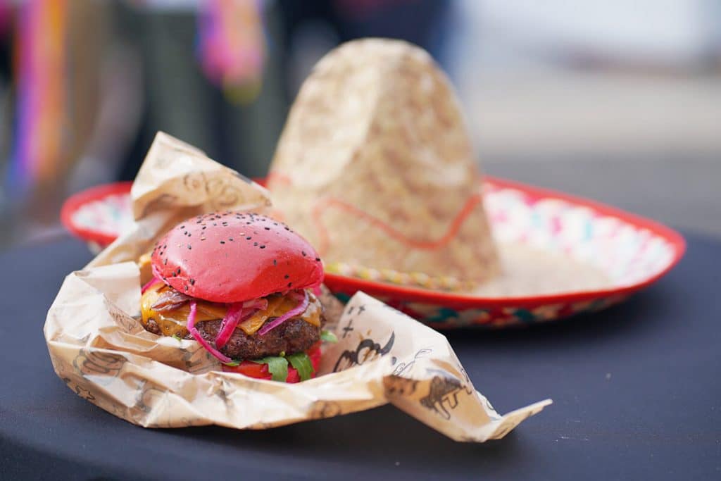 Pinke Mini-Burger von Der Brate