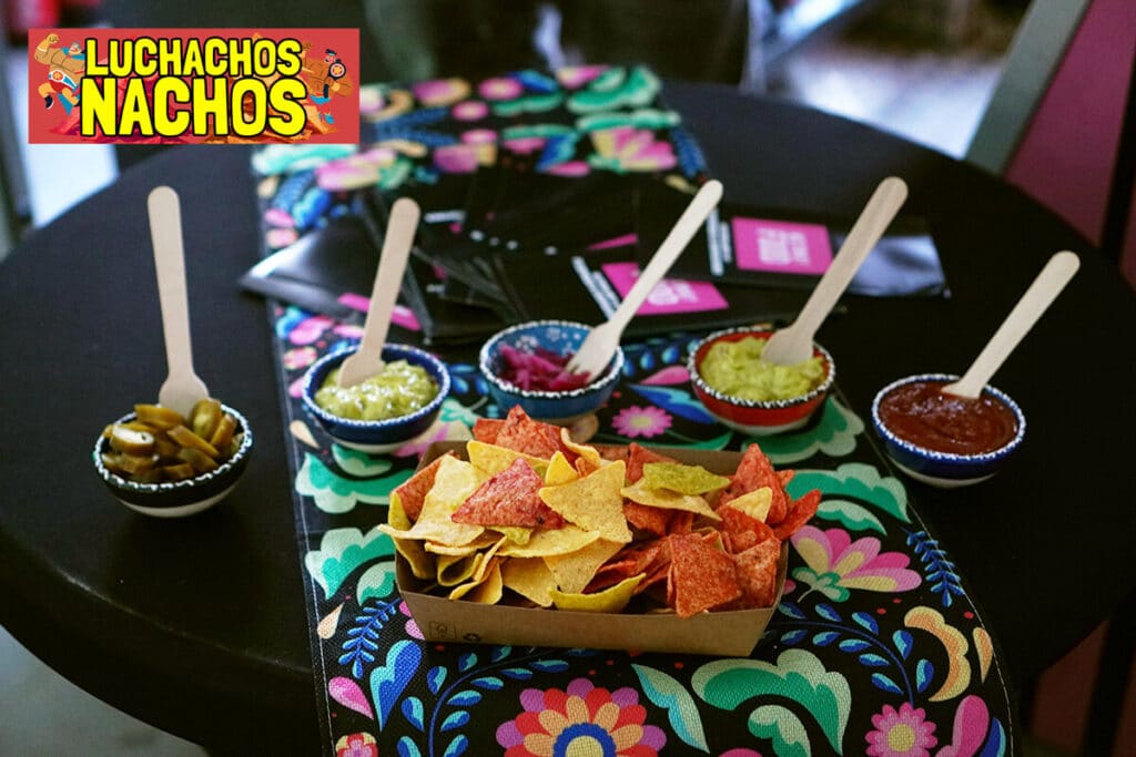 konzept luchachos nachos mit logo